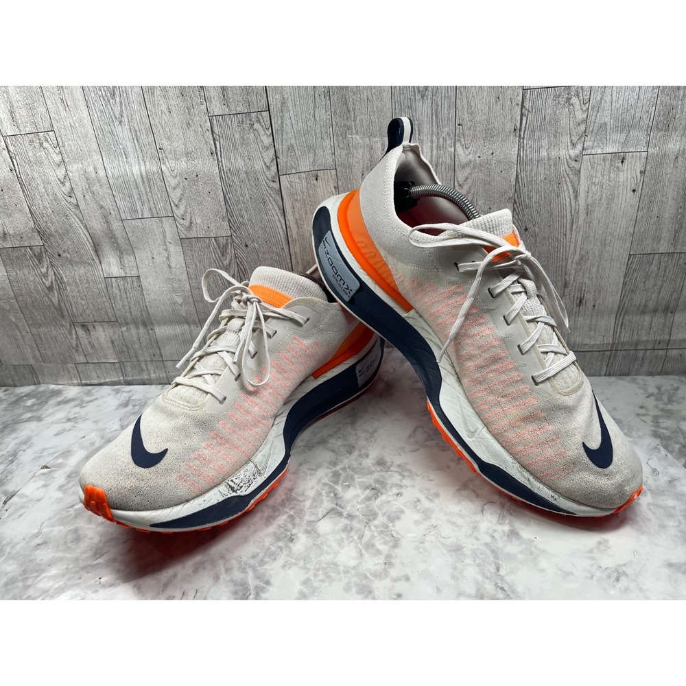 Nike ZoomX Invincible Run 3 Sneakers Men 13M Running Shoes Orange Athletic Gym